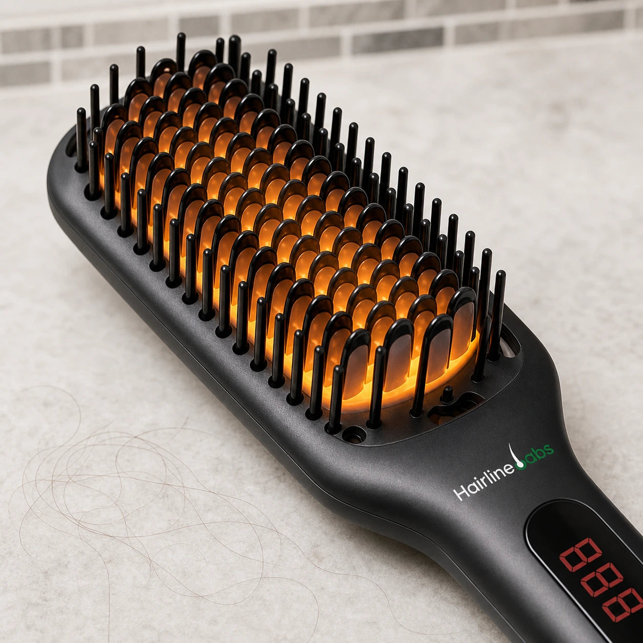 Pro Ceramic Ionic Hair Straightener Brush for Home