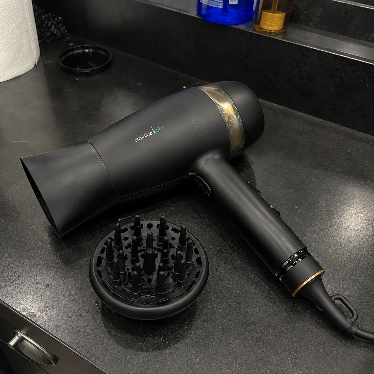 Pro Artist Black Gold Quiet Air Power Dryer