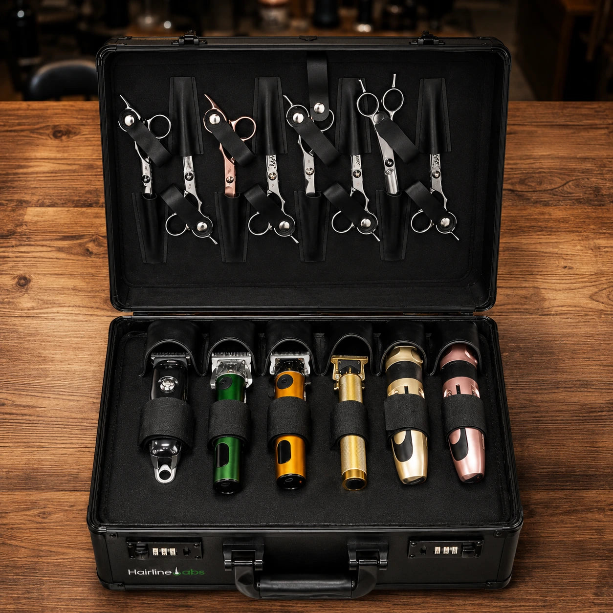 Professional Barber's Briefcase Tool Case