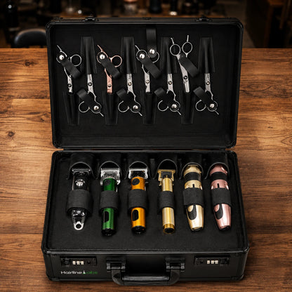 Professional Barber's Briefcase Tool Case