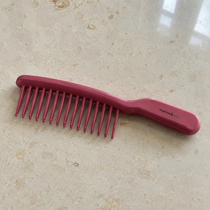 J-Shape Brush Detangling Comb for Curly and Wavy Hair
