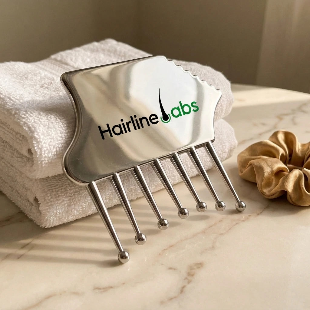 Portable Stainless Steel Scalp Massager