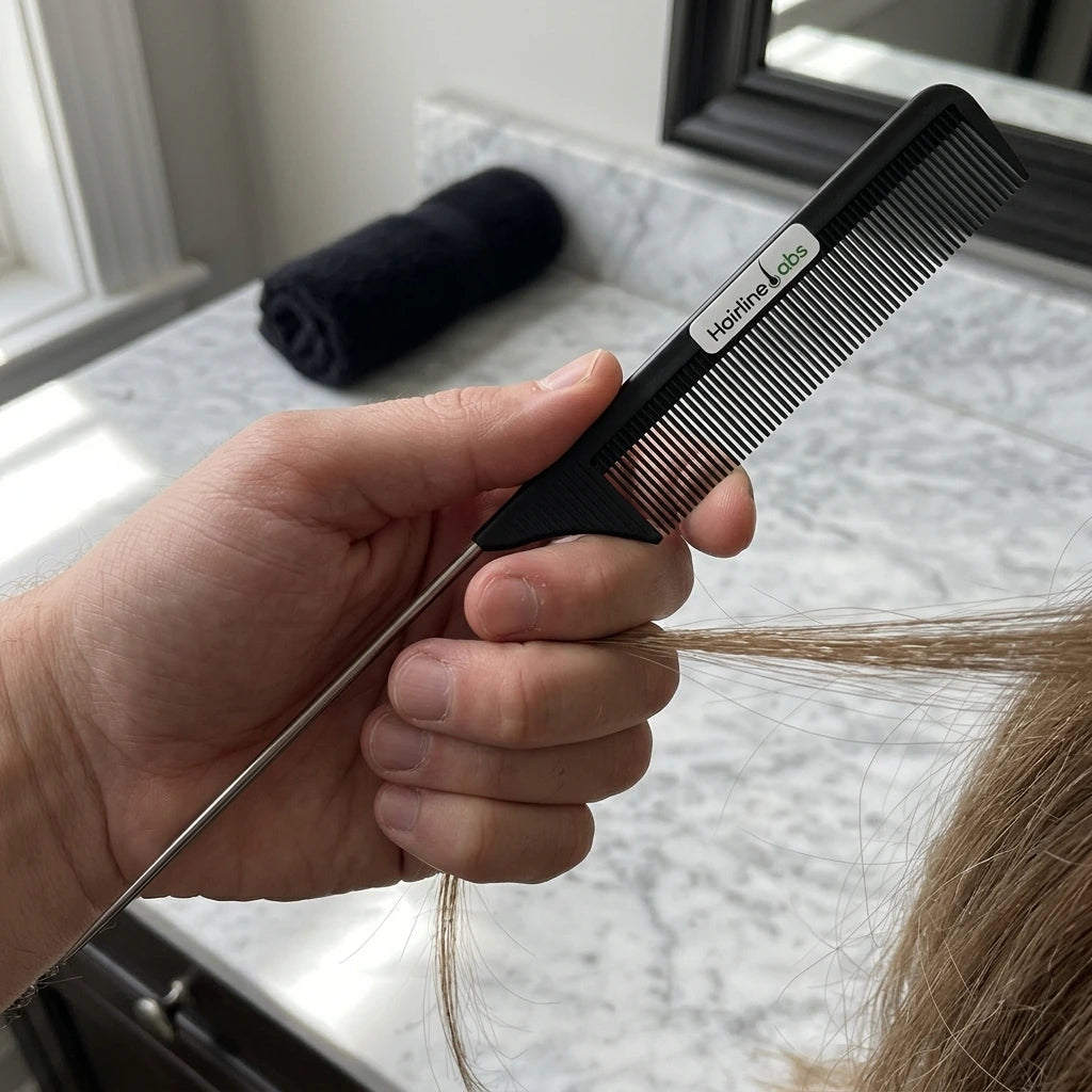 Professional Stainless Steel Pintail Tail Comb