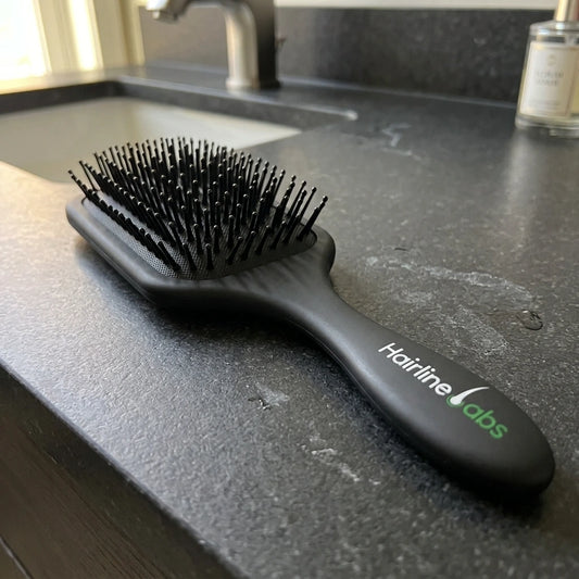 Large Air Cushion Paddle Brush with Ball Tip