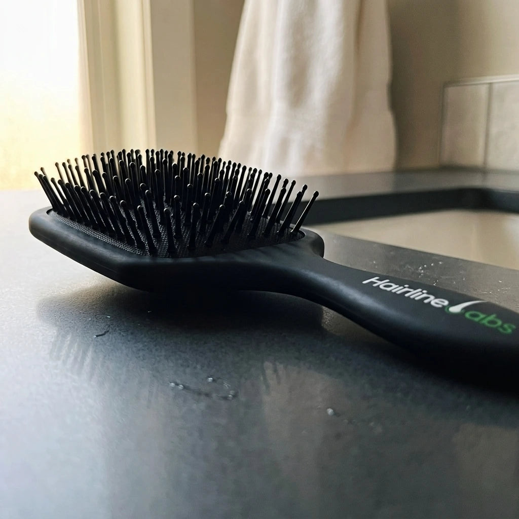 Large Air Cushion Paddle Brush with Ball Tip