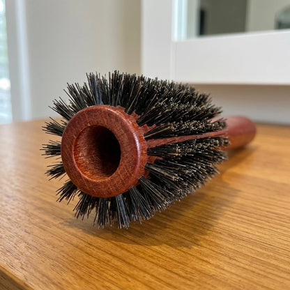 Boar Bristle Brushes Reinforced With Nylon-Wood Handles