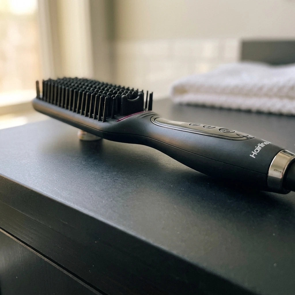 Hair Straightening and Styling Brush