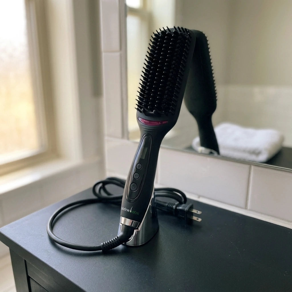Hair Straightening and Styling Brush