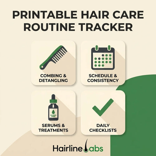 Printable Hair Care Routine Tracker
