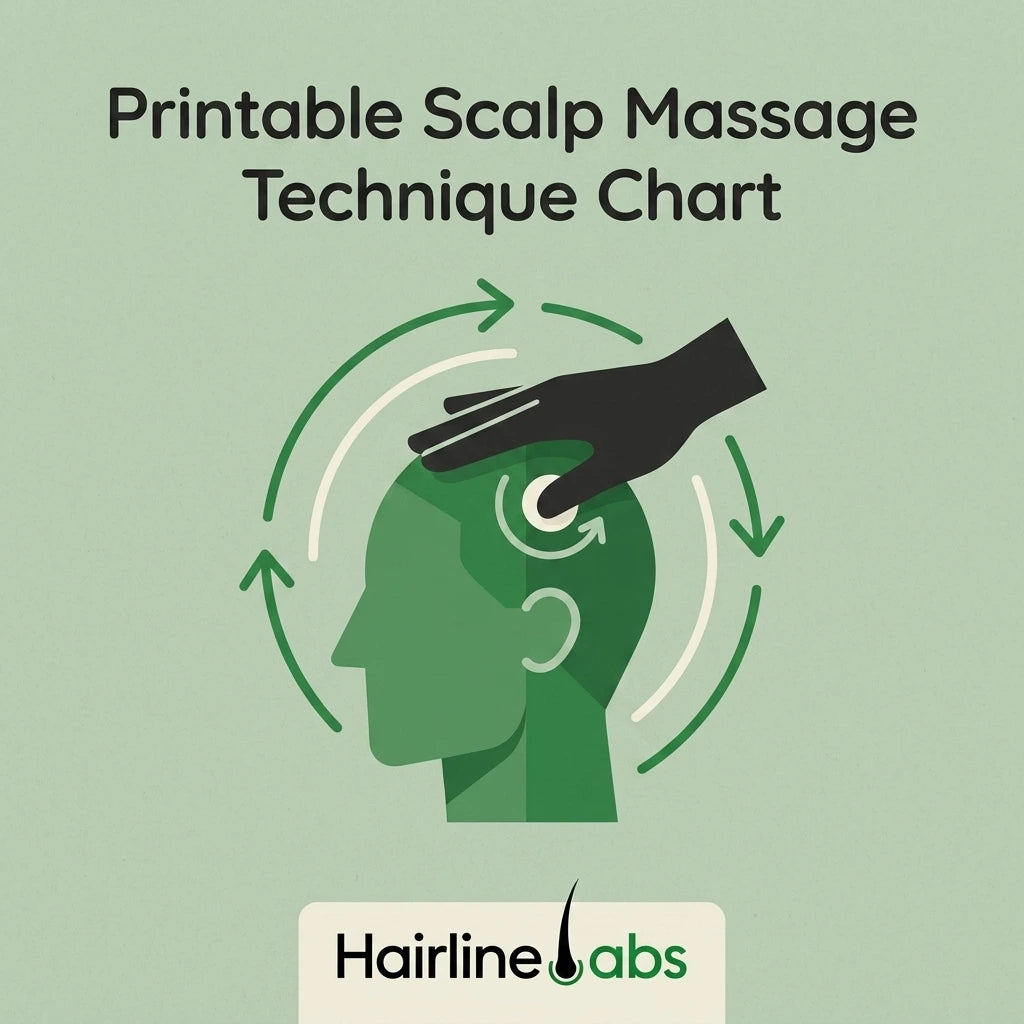 Printable Scalp Massage Technique Chart