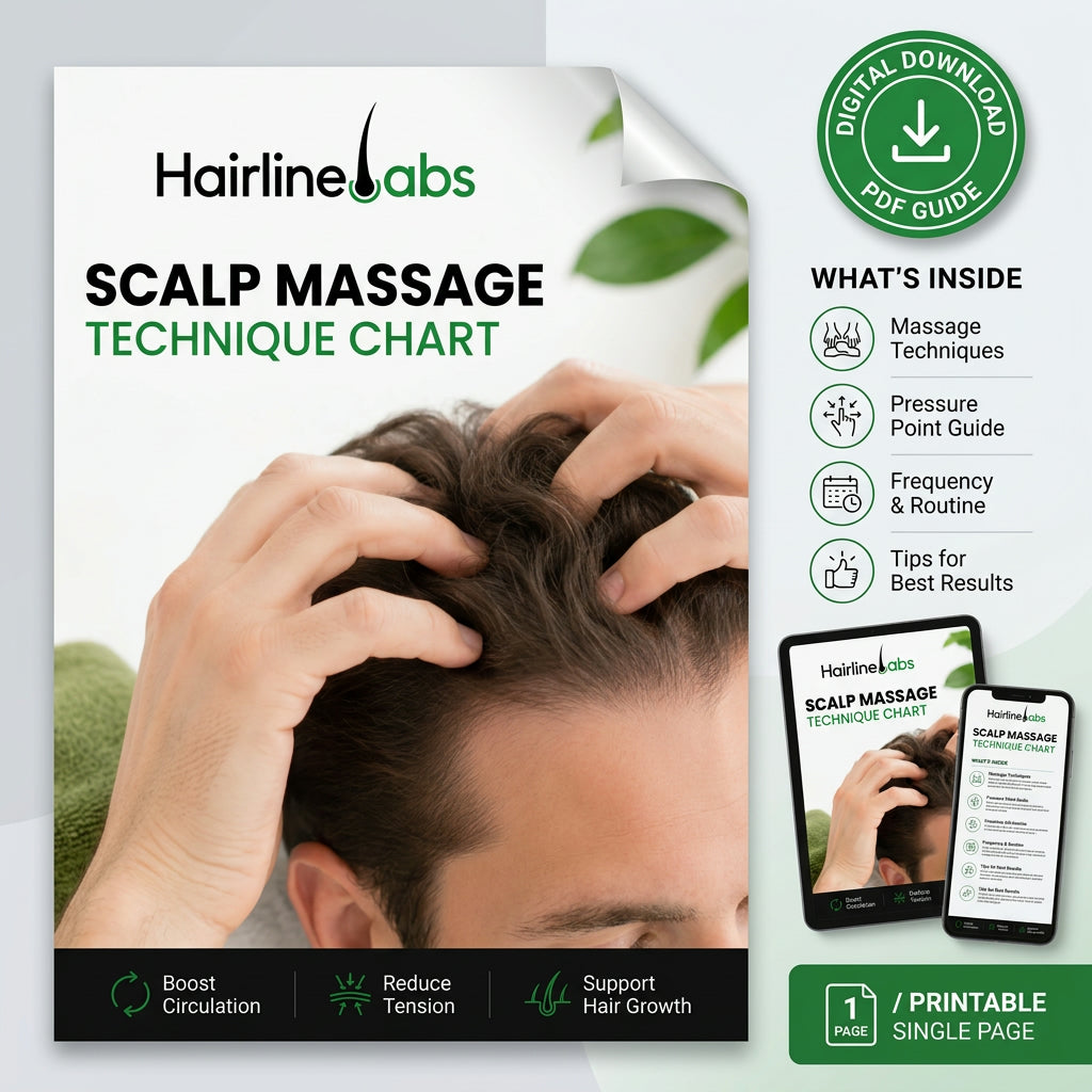 Printable Scalp Massage Technique Chart